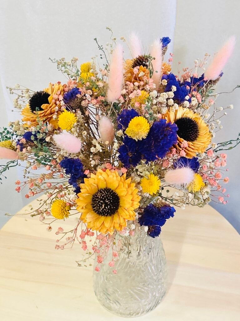 向日葵乾燥花束